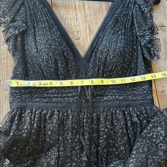 Marchesa Notte Flutter Sleeve Cocktail Dress size 4 - Picture 15 of 15